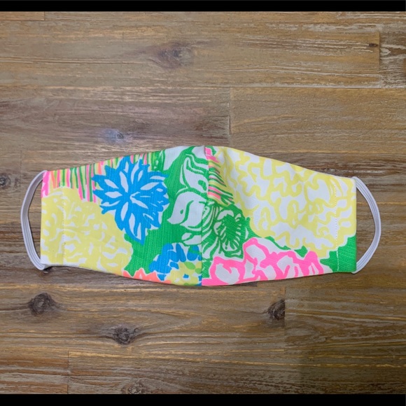 Lilly Pulitzer Other - Face Mask with Filter Pocket Handmade